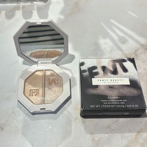 Fenty Beauty highlighter fire crystal and lightning Dust